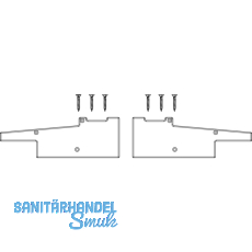 MACO Fiber-Therm Abdeckkappen-Set, Grundkrper 180 mm, silber (102886)