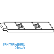 MACO Fiber-Therm Aufsatzdichtung f. Dichtungsplatte, 42mm, Holz, silber (454861)
