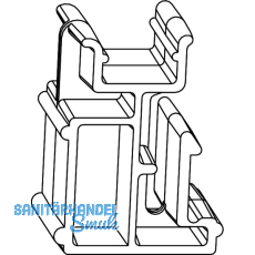 MACO Fiber-Therm Grundkörper Verbreiterungsverbinder 140 mm, silber (455125) MACO Fiber-Therm Grundkörper Verbreiterungsverbinder 140 mm, silber (455125)