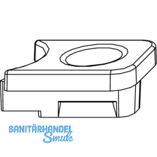 MACO Hubbegrenzung 90, aufschraubbar, Zinkdruckguss silber (357081)