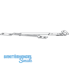 MACO Kippschere mit Befestigungslasche, silber (209723) MACO Kippschere mit Befestigungslasche, silber (209723)