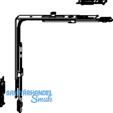 MACO MT Winkeltrieb A, 1iS-Zapfen, silber (52920)