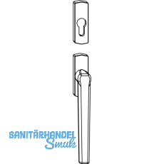 MACO SKB-Z Drehgriff auen fr PZ, VK 8 mm, Aluminium wei beschichtet