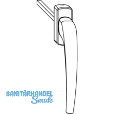 MACO SKB-Z Drehgriff innen, VK 8x40 mm, Aluminium silber eloxiert