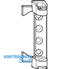 MACO Scherenlager aufschraubbar 12/18 mm, 120 kg, silber (54694)