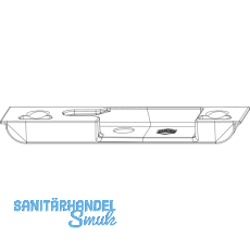 MACO Schlieteil iS, Falzluft 4 mm, Versatz 13 mm, rechts, silber (357673)