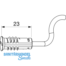 MACO-TRONIC Reedkontakt VS einschraubbar,Verschluss-/Kippberwachung, Kabel 6m
