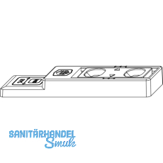 MACO-TRONIC Reedkontakt RVS f. Verschluss-/Kippberwachung, Kabel 15 m, grau