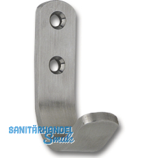 Mantelhaken Macoba Breite 18 mm, Hhe 72 mm, Edelstahl gebrstet