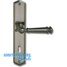 MARCHESI WC, -Sperrgarnitur, Messing patiniert schutzlackiert