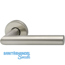 MARCHESI Drückerlochteil GEHRUNG - mit Drückerros.n, Edelstahl matt MARCHESI Drückerlochteil GEHRUNG - mit Drückerros.n, Edelstahl matt