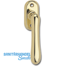 MARCHESI Fenstergriff ELEGANT - sichtbar geschraubt, 7x35, Messing poliert