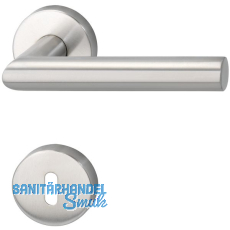 SECOTEC Drckergarnitur Modell Gehrung auf Rosette BB Edelstahl rostfrei