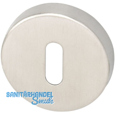 MARCHESI Schlsselrosette BB,  50 mm, Hhe 7 mm, Edelstahl matt