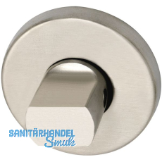 MARCHESI WC, -Rosette  50 mm, Hhe 11 mm, m. Schlitzkopf u. Drehknopf, Edst.