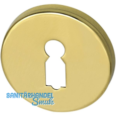 MARCHESI Schlsselrosette BB,  50 mm, Messing poliert, verdeckt