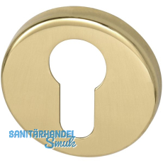 MARCHESI Drckerrosette 50 mm, Ansatz 18 mm, Messing poliert, verdeckt