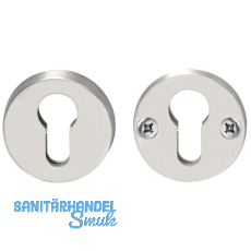 SOLIDO SH-Zylinderrosette auen  52 mm, Hhe 12 mm, ohne KZS, Edelstahl matt