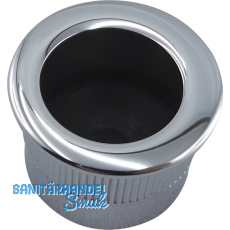 Stirnziehgriff Einlassma  25 mm, Kunststoff verchromt