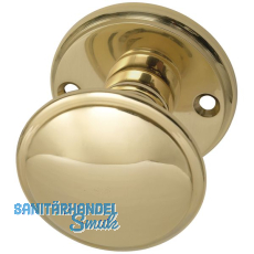 MARCHESI Trknopf rund - auf Ros.m. Facette (Flachform),  55 fest Messing pol.