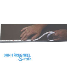 Maband selbstklebend Skala von rechts nach links 1 m