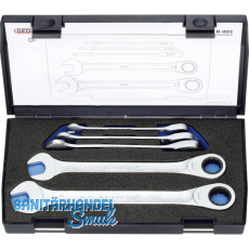 GEDORE Maulschlssel-Satz mit Ringratsche 7R 8-19 mm 5-teilig