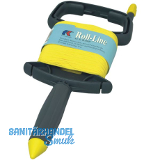 KAUFMANN Maurerschnur Roll-Line gelb auf Kurbel ø 2 mm Länge 75 m KAUFMANN Maurerschnur Roll-Line gelb auf Kurbel ø 2 mm Länge 75 m