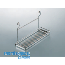 Mehrzweckablage 455 x 150 x 185 mm, Edelstahl Effekt