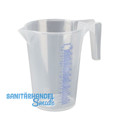 PRESSOL Messbecher transparent Polypropylen Inhalt 1,0 Liter