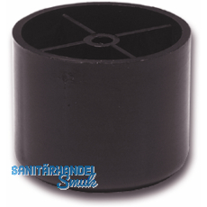 Mbelgleiter starr mit Anschraubplatte  50 mm, Hhe 50 mm, Kunststoff schwarz