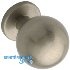 Knopf Isse � 20 mm, Tiefe 27 mm, Messing vernickelt matt