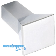 Knopf Flora Breite 15 mm, Tiefe 24 mm, ZN verchromt poliert Knopf Flora Breite 15 mm, Tiefe 24 mm, ZN verchromt poliert