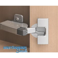 BLUM Aufsteckteil-Scharnier gekrpfter Bandarm, BLUMOTION 973A, Stahl verni.