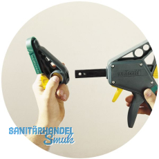 Einhandzwinge Multifix Pro 2006 2K Spannweite 700 mm Ausladung 100 mm