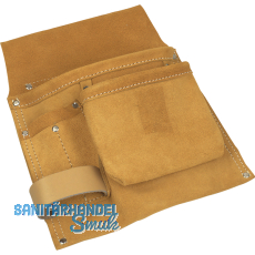 KAUFMANN Doppelfach-Nageltasche aus Rindleder KAUFMANN Doppelfach-Nageltasche aus Rindleder