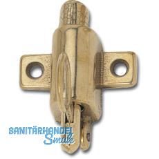 Oberlichtschnapper mit Hebelzug, Messing natur