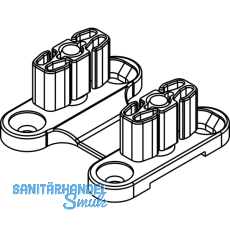 HAWA-Ordena 70/P Doppel-Bodenfhrung, spielfrei, Glastr/Glastr
