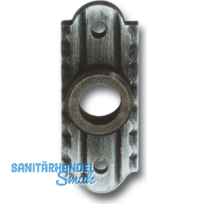 SCH�SSWENDER Ovalrosette 28 x 70 mm, Ansatz 18 mm, verzinkt patiniert