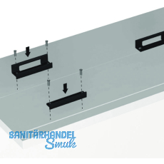 PS40 PS10 Clipteil Befestigung der - Laufschiene, Schrauben, Kunststoff schwarz