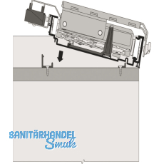 PS40 - Laufschiene oben, 3850 auf Ma, Aluminium natur eloxiert