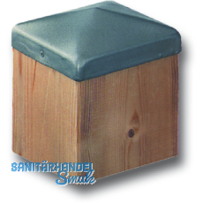 Kappe fr Holzpfosten 90x 90 mm Edelstahl