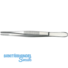 Przisions Pinzette gerade stumpf-breit Lnge 120 mm
