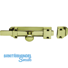 Querriegel gerade, 16 x 4 mm, Platte 116 x 34 mm, Messing poliert