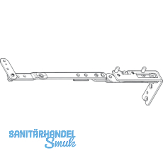 ROTO NT Designo 2 Axerarm 500, FT30, FFB 801-1400 mm, rechts (570052)