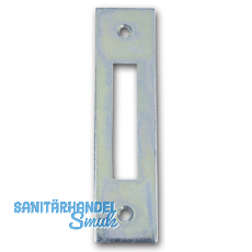 Riegelschlieblech eckig, 107 x 27 x 2 mm, Stahl verzinkt silberfrbig