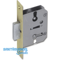 JuNie 667 Bart-Einsteckschloss, Dornma 20 mm, Messing-Stulpe