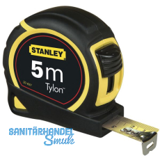 STANLEY Rollbandmaß Tylon 5 m EG-Prüfzeichen Genauigkeit II STANLEY Rollbandmaß Tylon 5 m EG-Prüfzeichen Genauigkeit II