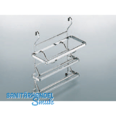 Rollenhalter 325 x 365 x 155 mm, Edelstahl Effekt