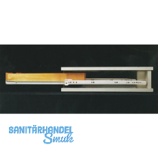 GEO I Standard Rollschubfhrung 500mm; Teilausz.25kg; RAL 9001 wei