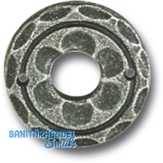 HRTNAGL Drckerrosette 50 mm, Ansatz 18 mm, verzinkt schwarz lackiert